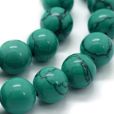 Synthetic Turquoise Beads Strands(G-P386-02-8mm)-3