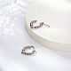 304 Stainless Steel Hoop Earrings(PC3613-01)-2