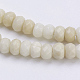 Chapelets de perles en bois pétrifié naturel(G-K255-16)-3