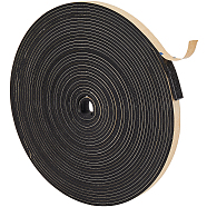 Strong Adhesive EVA Sponge Foam Tape, Anti-Collision Seal Strip, Black, 1x0.25cm, 10m/roll(NEED-WH0159-19)