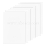 BENECREAT 8 Sheets PVC Frame Protective Film Sheets, White, 298x210x0.5mm(AJEW-BC0001-74B)