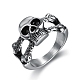 Titanium Steel Skull Finger Ring(PW-WG20883-07)-1