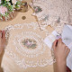 Polyester Flower Coasters(AJEW-WH0609-184)-3