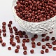 8/0 Opaque Colours Round Glass Seed Beads(X-SEED-A010-3mm-46)-1