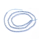 Chapelets de perles en verre galvanoplastique(X-EGLA-F149-PL-01)-4