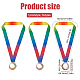 3Pcs 3 Colors Alloy Enamel Medal(AJEW-FG0002-64)-2