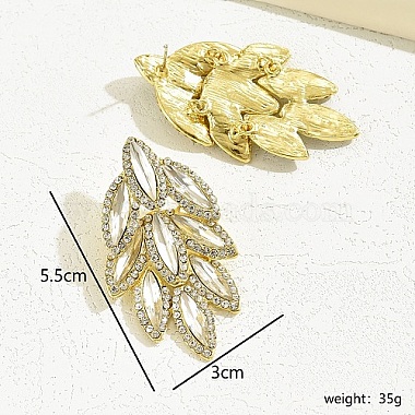 Real 18K Gold Plated Stainless Steel Stud Earrings(CS0500-2)-3