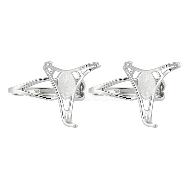 Platinum Sterling Silver Ring Components