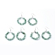 Natural Green Aventurine Dangle Earrings(EJEW-E255-D11)-1