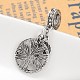 Ring with Tree Alloy Rhinestone European Dangle Charms(MPDL-M052-02I)-2