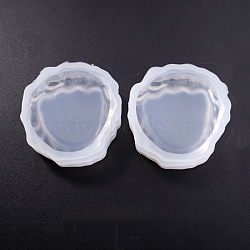 Silicone Molds, Resin Casting Molds, For UV Resin, Epoxy Resin Jewelry Making, Unicorn, White, 5x1.5cm(DIY-L021-07)