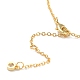 Brass Micro Pave Cubic Zirconia Pendant Necklaces for Christmas(ZIRC-I053-15G)-4