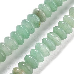 Natural Green Aventurine Beads Strands, Saucer Beads, 10x5mm, Hole: 0.7mm, about 40pcs/strand, 8.19''~8.54''(20.8~21.7cm)(G-P559-A13-02)