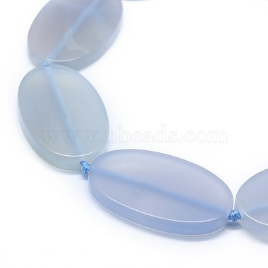 Chapelets de perles d'agate naturelle(G-F655-18C)-3