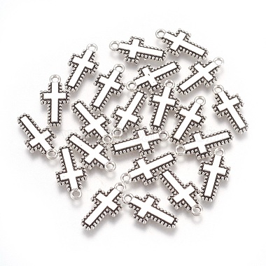 Antique Silver Cross Alloy Charms