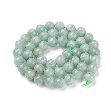Perles de jadéite naturel brins(G-L518-E-02)-2