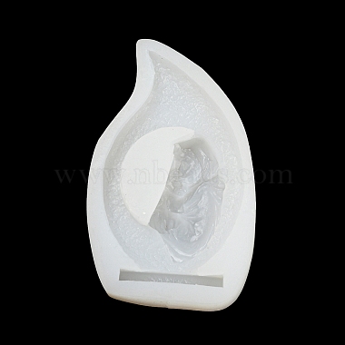 Teardrop with Virgin Mary Holding Child Display Decoration DIY Silicone Molds(SIMO-P003-05B)-3