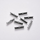 304 Stainless Steel Ribbon Crimp Ends(STAS-S112-001G-P)-2