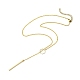 Brass Lariat Necklaces(NJEW-JN05015)-4