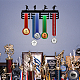 Fashion Iron Medal Hanger Holder Display Wall Rack(ODIS-WH0021-004)-7