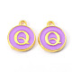 Golden Plated Alloy Enamel Charms(X-ENAM-S118-10Q)-1