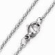 304 Stainless Steel Cable Chain Necklaces(NJEW-H445-16P)-2