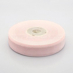 Polyester Velvet Ribbon for Gift Packing and Festival Decoration, Lavender Blush, 3/4 inch(19mm), about 25yards/roll(22.86m/roll)(SRIB-M001-19mm-115)