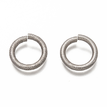 304 Stainless Steel Open Jump Rings, Round Ring, Stainless Steel Color, 16x2.5mm, Inner Diameter: 11mm