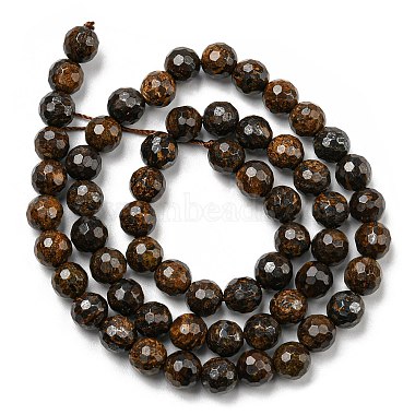 Natural Bronzite Beads Strands(G-E571-42A)-3