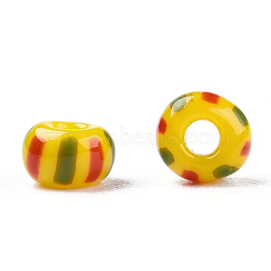 8/0 Opaque Colours Seep Glass Seed Beads(SEED-F003-04B-03)-6