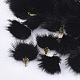 Décorations pendantes de pompon en fausse fourrure de vison(X-FIND-S300-37A)-1