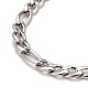 Non-Tarnish 304 Stainless Steel Chain Bracelets for Women or Men(BJEW-A039-03P)-2