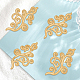 5Pairs Embroidery Thread Clothing Patches(PATC-GF0001-97C)-7