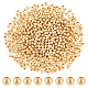 Elite Brass Round Spacer Beads(KK-PH0006-40B)-1