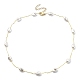 CCB Plastic Pearl Beaded Chain Necklace(NJEW-JN04337)-1