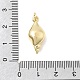 Brass & ABS Plastic Imitation Pearl Pendants(KK-Z160-05G)-3