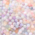 Mixed Style Glass Beads, Round, Mixed Color, 8~10mm(X1-GLAA-XCP0012-02H)
