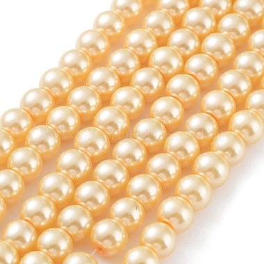 bicarbonato de vidrio pintado nacarado perla hebras grano redondo(HY-Q330-8mm-61)-2