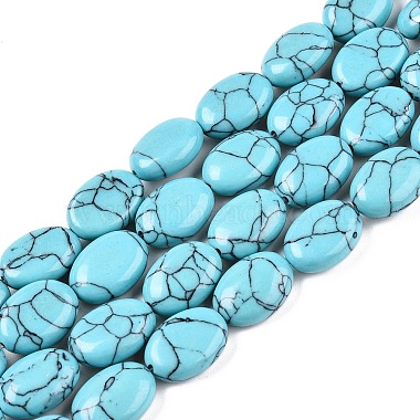 Synthetic Turquoise Beads Strands(G-M206-43)-4