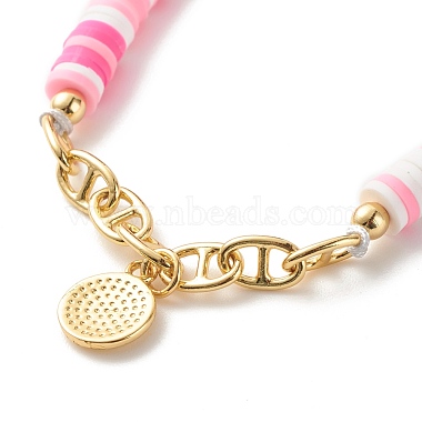 Handgefertigtes Armband aus geflochtenen Perlen aus Fimo(BJEW-JB07407-01)-6
