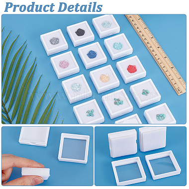 15Pcs Clear Window Plastic Loose Diamond Boxes(OBOX-HY0001-02A)-5