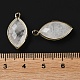 pendeloques de cristal de quartz naturel(G-B009-01G-I)-4