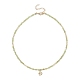 Brass Clover Pendant Necklace(NJEW-JN04325-01)-1