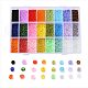 24 Colors 12/0 Glass Seed Beads(SEED-X0052-02-2mm)-1