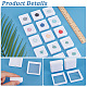 15Pcs Clear Window Plastic Loose Diamond Boxes(OBOX-HY0001-02A)-5