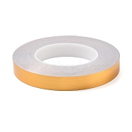 PVC Plastic Waterproof Edge Banding, Adhesive Veneer Edge Trim for Kitchen Sink, Toilet Seam, Corner, Brushed Effect, Gold, 20x0.2mm, about 50m/roll(DIY-WH0419-71B-02)