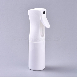 200ml PET Plastic Trigger Squirt Bottles, Reusable Empty Mist Spray Bottles, with PP Plastic Sprayer, White, 19.8x7.3x5.4cm, Capacity: 200ml(6.76 fl. oz)(AJEW-WH0109-35B)
