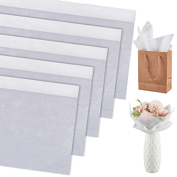 Milk Cotton Bouquet Wrapping Craft Paper, Wedding Party Decoration, Square, White, 300x300x0.01mm, 38pcs/set