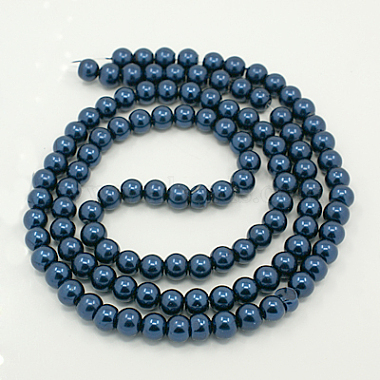 Glass Pearl Beads Strands(X-HY-3D-B72)-2