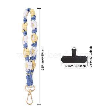 4Pcs Flower Wristlet Cotton Pendant Decorations(DIY-GL0004-44)-2